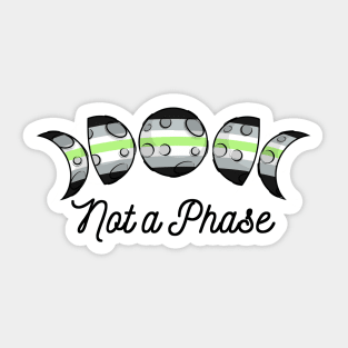 Not a Phase-Agender Sticker